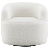 Hudson Natural Upholstered Swivel Chair by Coaster at Eve Furniture