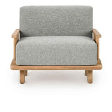 Hudson Natural/Gray Outdoor Accent Chair by Classic Home at Eve Furniture
