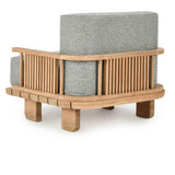 Hudson Natural/Gray Outdoor Accent Chair by Classic Home at Eve Furniture