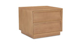 Hudson Nightstand Natural by Moe's Home at Eve Furniture