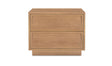 Hudson Nightstand Natural by Moe's Home at Eve Furniture