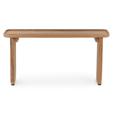 Hudson Natural 31" Rectangle Outdoor Coffee Table by Classic Home at Eve Furniture
