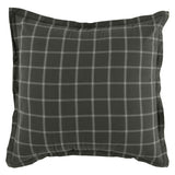 Hudson Plaid Gray Duvet Collection by Classic Home at Eve Furniture