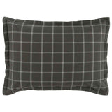 Hudson Plaid Gray Duvet Collection by Classic Home at Eve Furniture