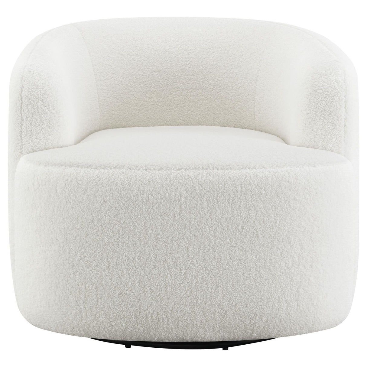 Hudson Natural Upholstered Swivel Chair