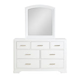 Hudson White Dresser by Homelegance at Eve Furniture