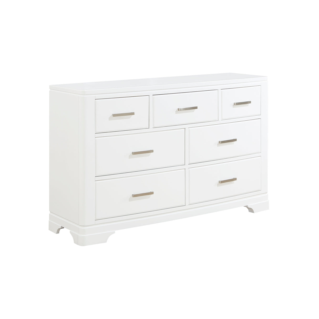 Hudson White Dresser by Homelegance at Eve Furniture