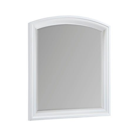 Hudson White Mirror (Mirror Only) by Homelegance at Eve Furniture