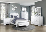 Hudson White Nightstand by Homelegance at Eve Furniture