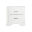 Hudson White Nightstand by Homelegance at Eve Furniture
