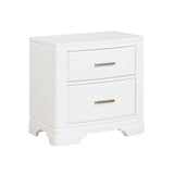 Hudson White Storage Platform Bedroom Set by Homelegance at Eve Furniture