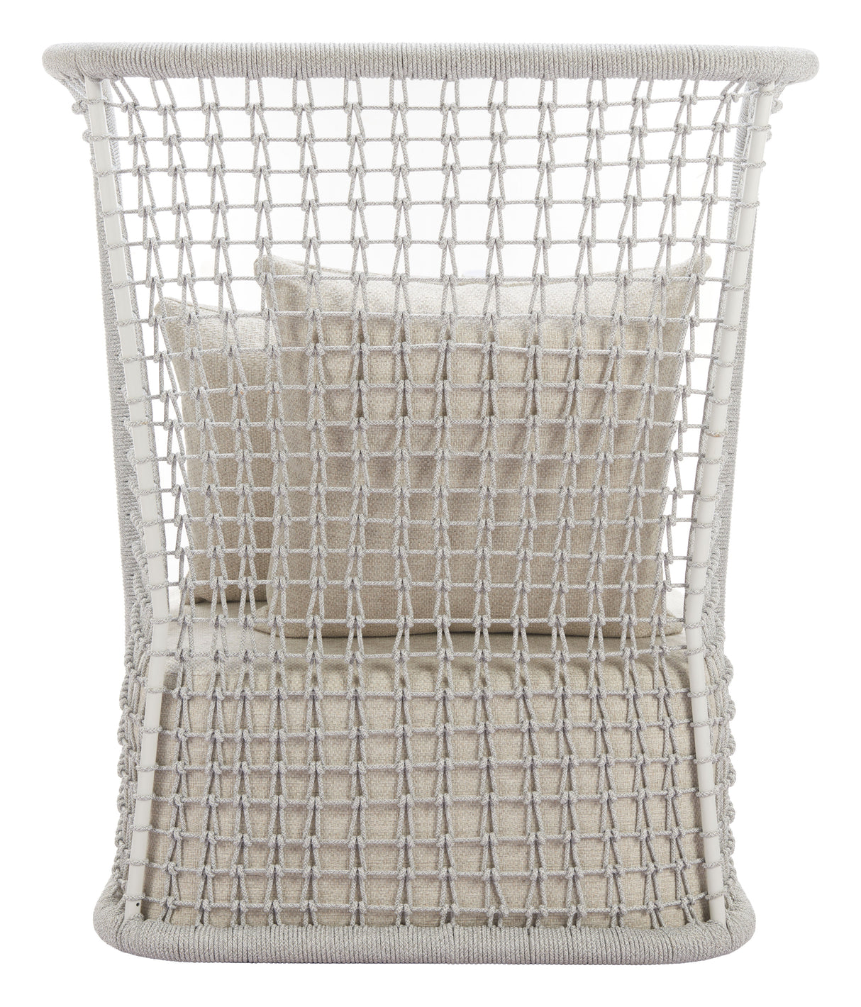 Hudu Beige Outdoor Accent Chair by Zuomod at Eve Furniture