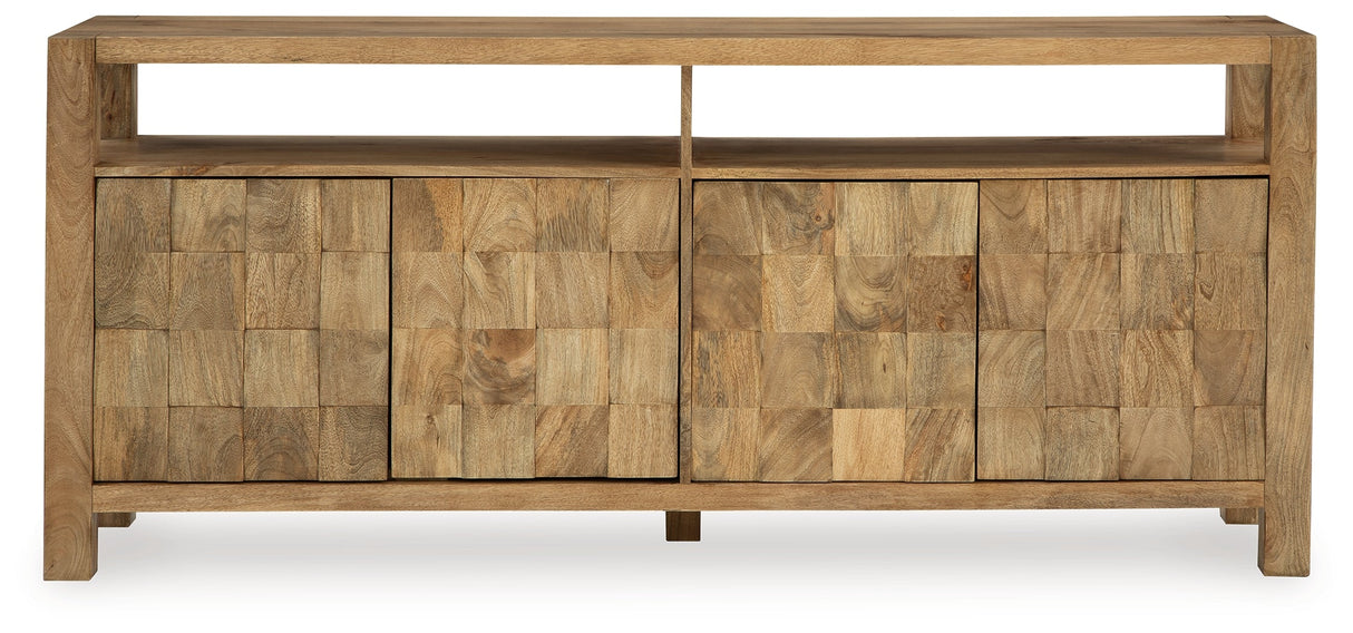 Hudwick Natural Brown Accent Cabinet