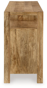 Hudwick Natural Brown Accent Cabinet