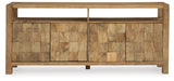 Hudwick Natural Brown Accent Cabinet by Ashley at Eve Furniture