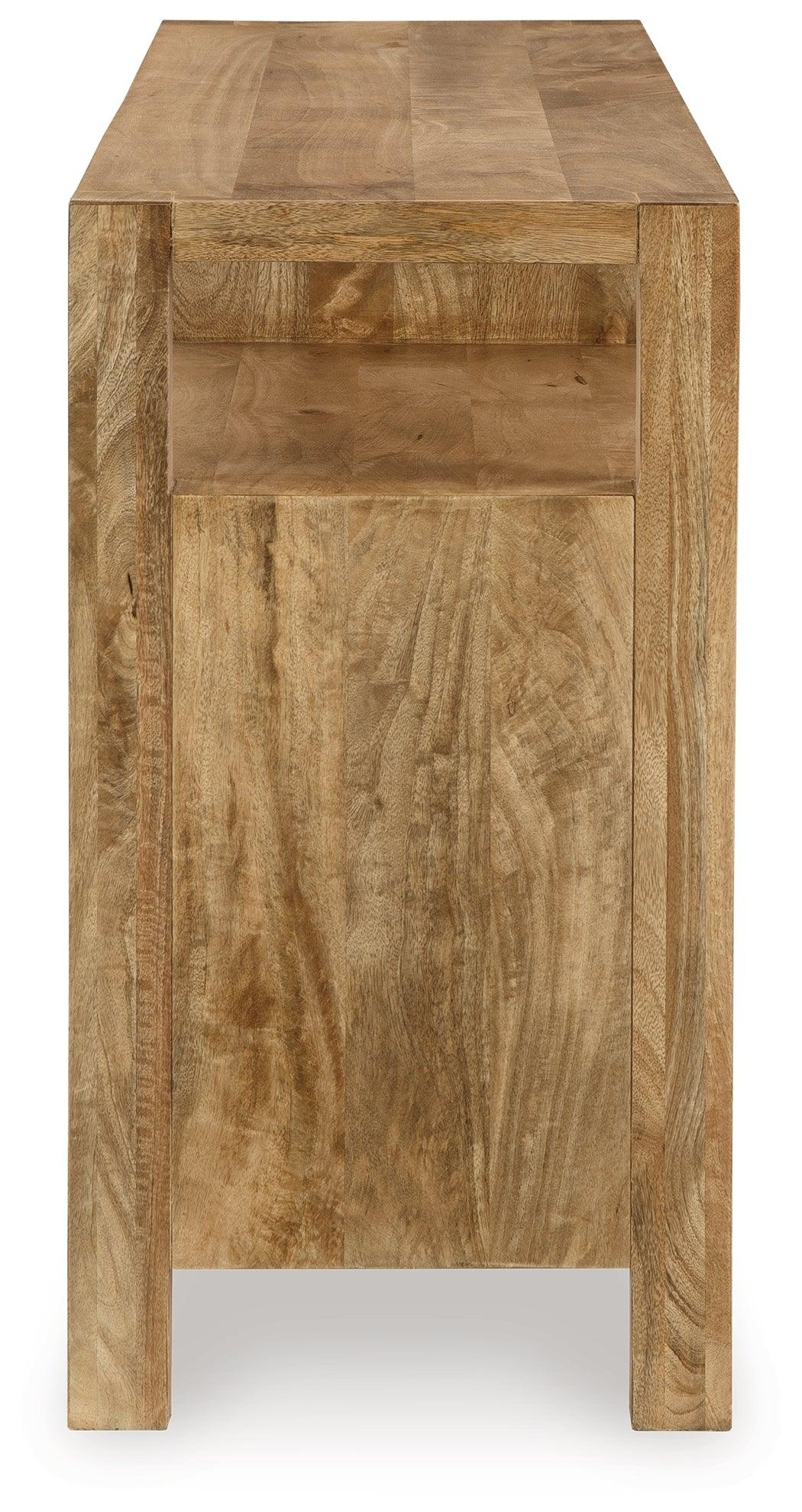 Hudwick Natural Brown Accent Cabinet by Ashley at Eve Furniture