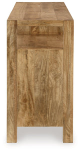 Hudwick Natural Brown Accent Cabinet by Ashley at Eve Furniture