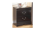 Huey Vineyard Black Nightstand by Ashley at Eve Furniture