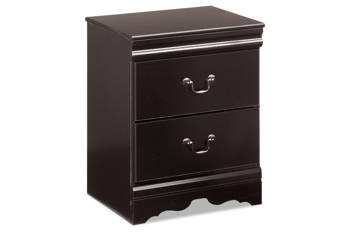 Huey Vineyard Black Nightstand by Ashley at Eve Furniture