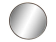 Hughes 1 Brown Wall Mirror by Crestview at Eve Furniture