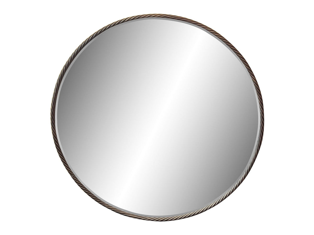 Hughes 1 Brown Wall Mirror by Crestview at Eve Furniture