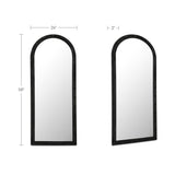 Hughes Grey Iron Floor Mirror by MOES at Eve Furniture