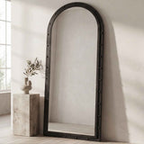 Hughes Grey Iron Floor Mirror by Moe's Home at Eve Furniture