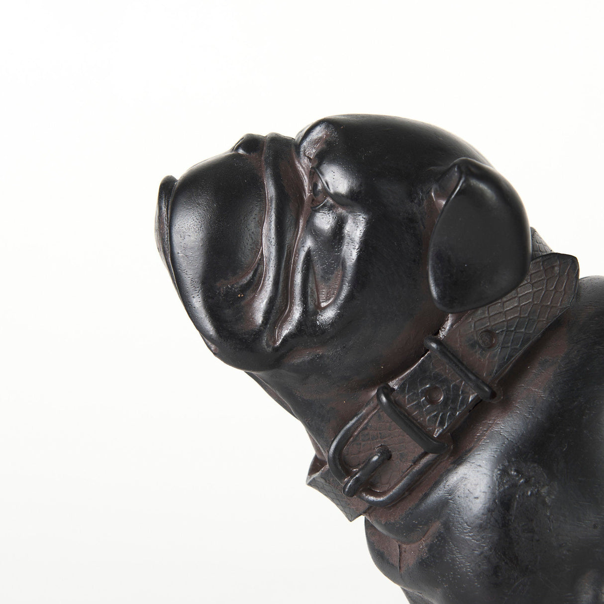 Hugo 5L x 13W Black Resin Bulldog by Mercana at Eve Furniture