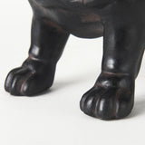 Hugo 5L x 13W Black Resin Bulldog by Mercana at Eve Furniture