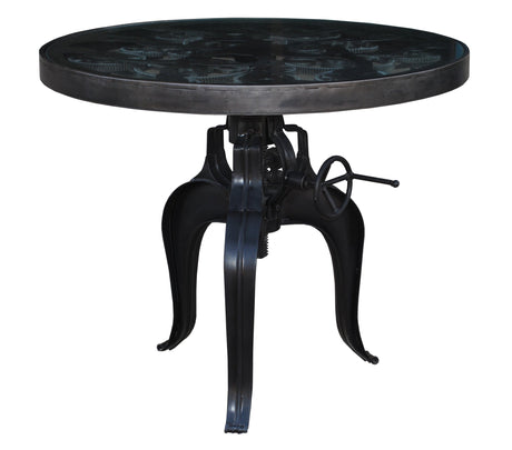 Hugo Black Crank Table by Classic Home at Eve Furniture
