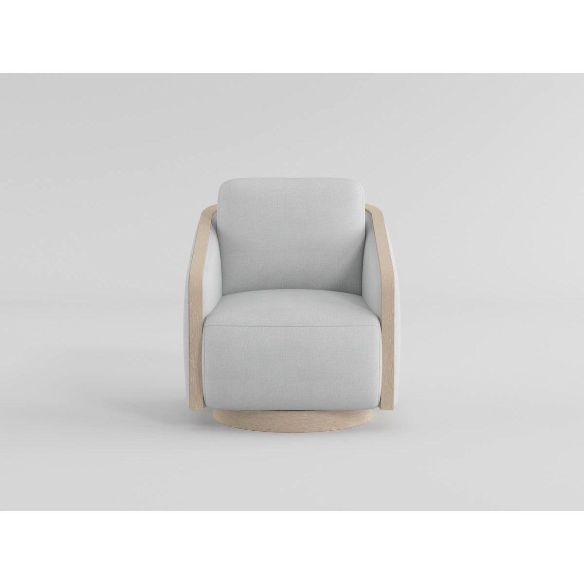 Hugo Gray Swivel Chair by Homelegance at Eve Furniture