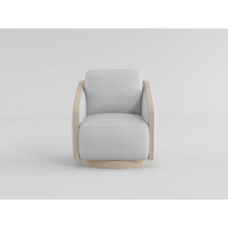 Hugo Gray Swivel Chair by Homelegance at Eve Furniture