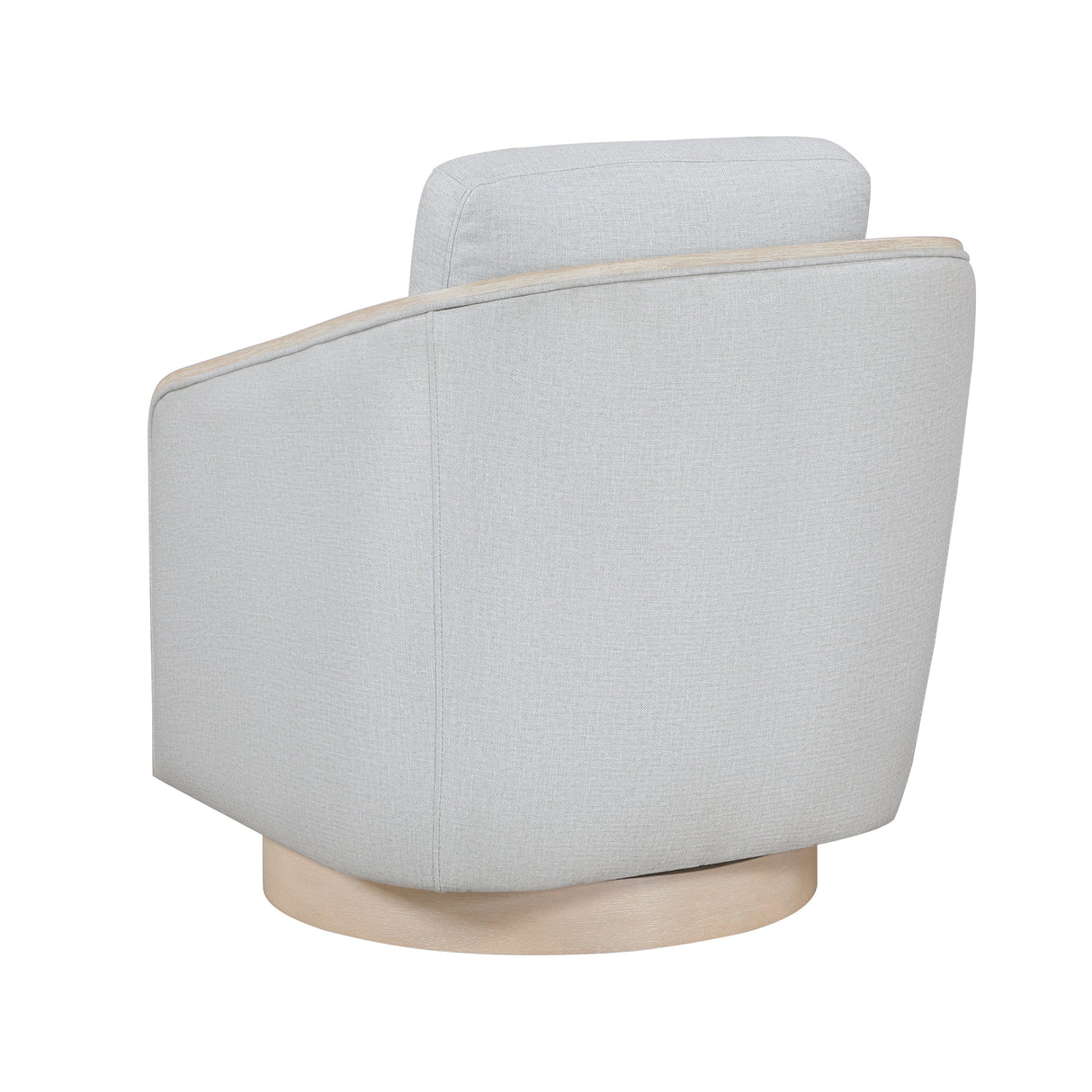 Hugo Gray Swivel Chair by Homelegance at Eve Furniture