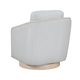 Hugo Gray Swivel Chair by Homelegance at Eve Furniture