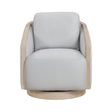 Hugo Gray Swivel Chair by Homelegance at Eve Furniture