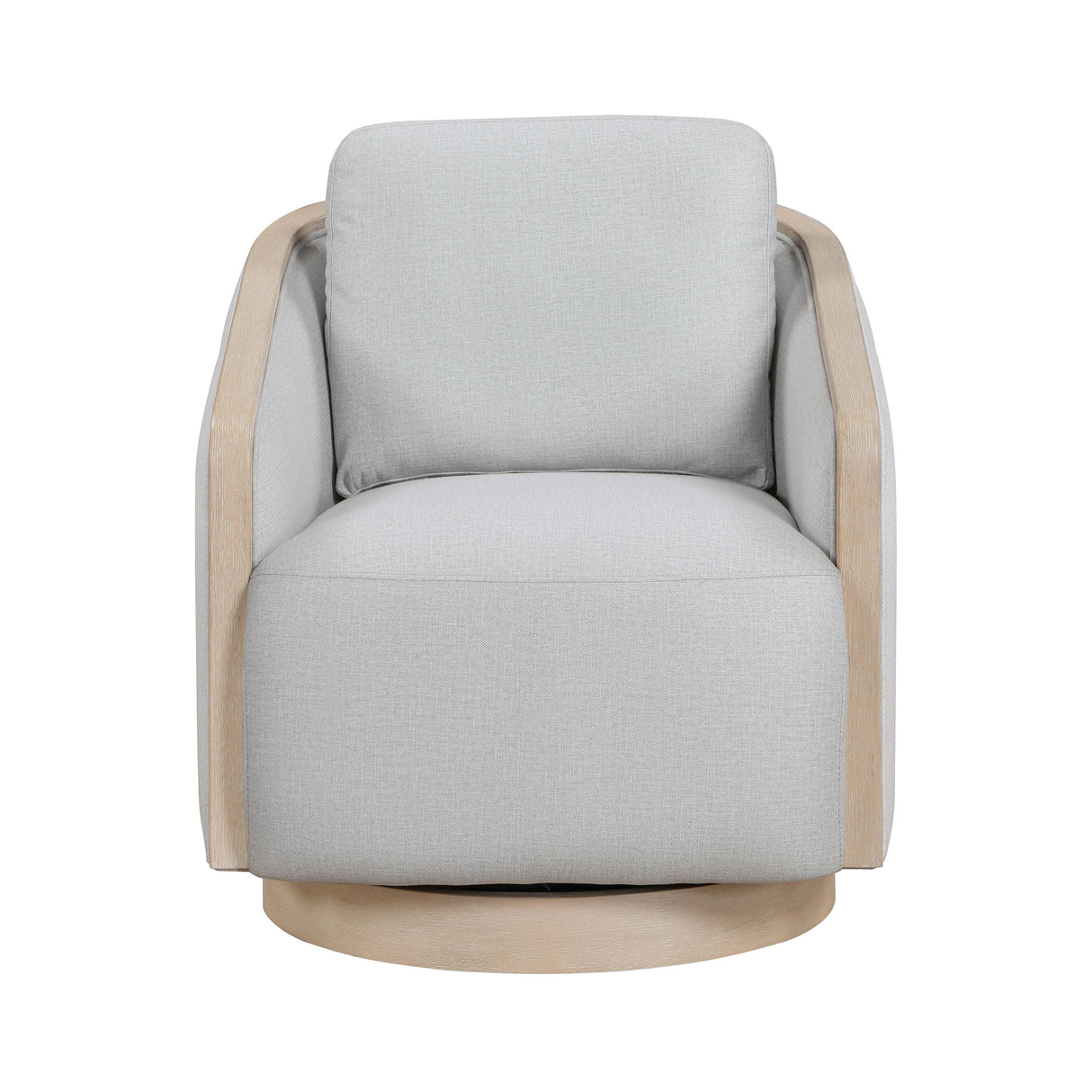 Hugo Gray Swivel Chair by Homelegance at Eve Furniture
