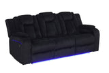 Hulk Black 3-Piece Reclining Set by Happy Homes at Eve Furniture