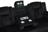 Hulk Black 3-Piece Reclining Set by Happy Homes at Eve Furniture