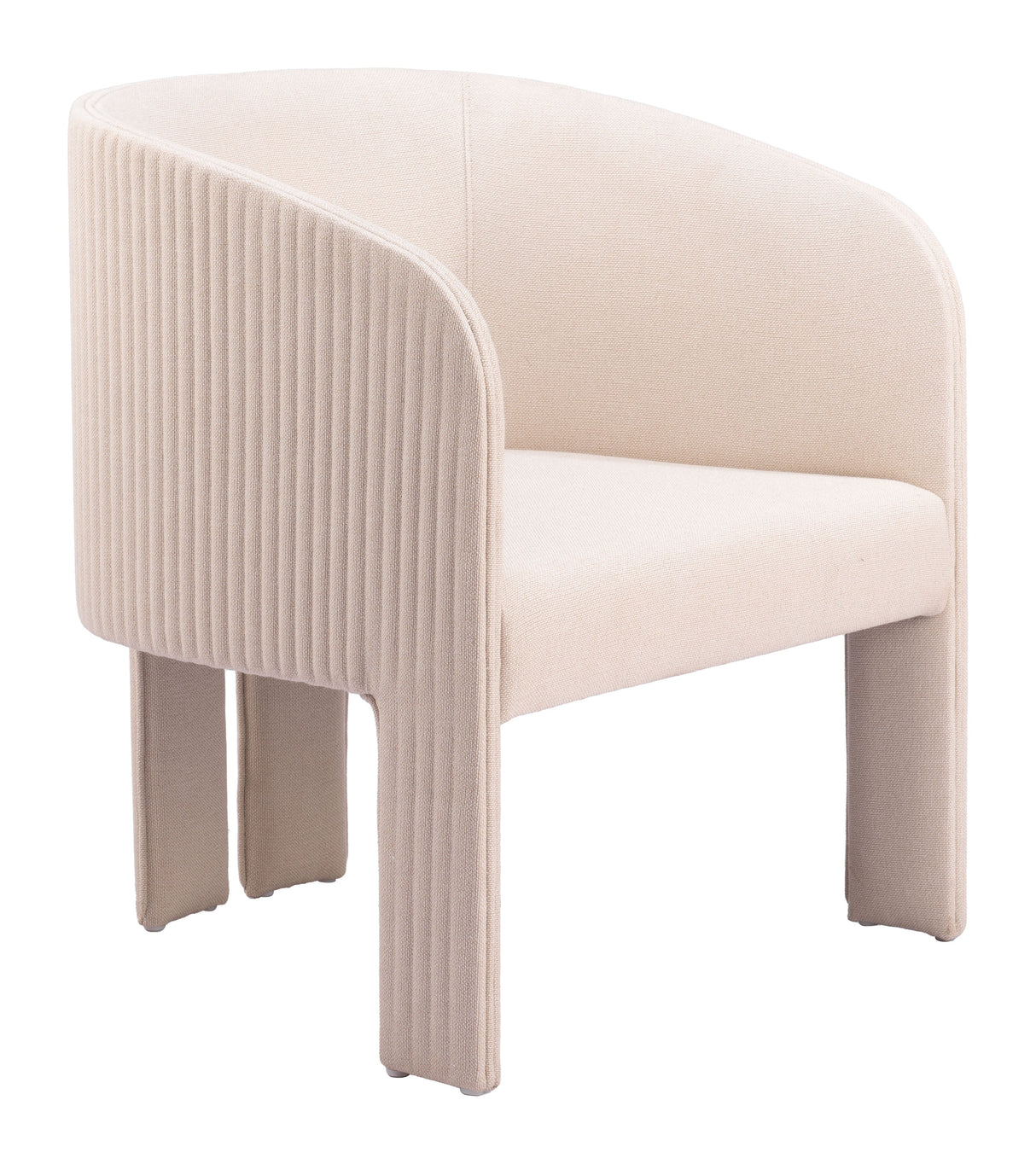 Hull Beige Accent Chair by Zuomod at Eve Furniture