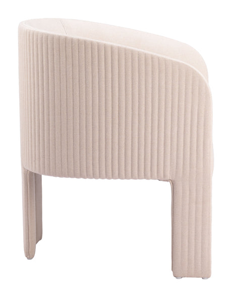 Hull Beige Accent Chair by Zuomod at Eve Furniture