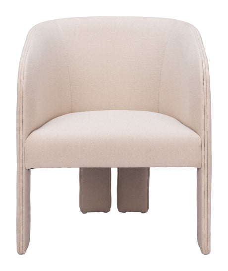 Hull Beige Accent Chair by Zuomod at Eve Furniture