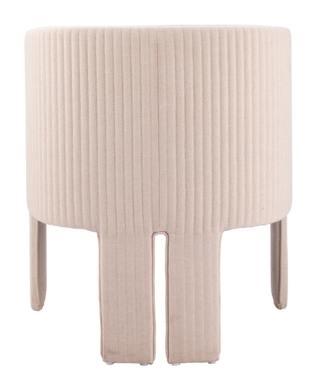 Hull Beige Accent Chair by Zuomod at Eve Furniture