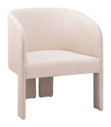 Hull Beige Accent Chair by Zuomod at Eve Furniture