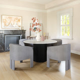 Hull Slate Gray Accent Chair by Zuomod at Eve Furniture
