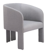 Hull Slate Gray Accent Chair by Zuomod at Eve Furniture