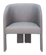 Hull Slate Gray Accent Chair by Zuomod at Eve Furniture