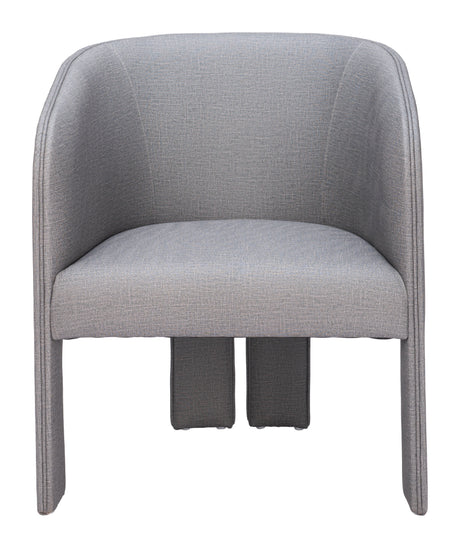Hull Slate Gray Accent Chair by Zuomod at Eve Furniture