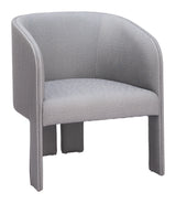 Hull Slate Gray Accent Chair by Zuomod at Eve Furniture