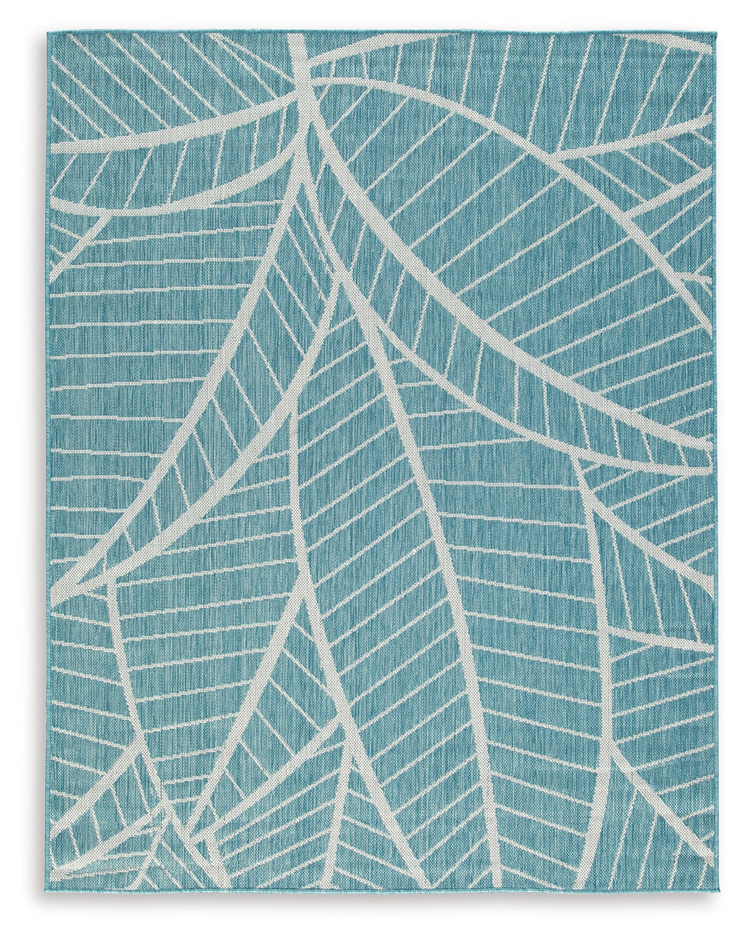 Hulsia Ivory/Aqua 5' x 7' Rug