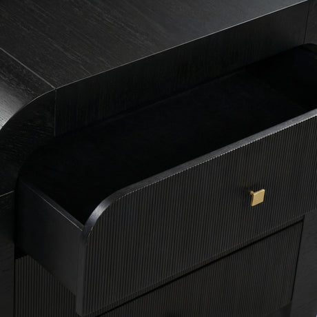 Hump 38" Arched 3-Drawer Bedside Chest by TOV Furniture at Eve Furniture
